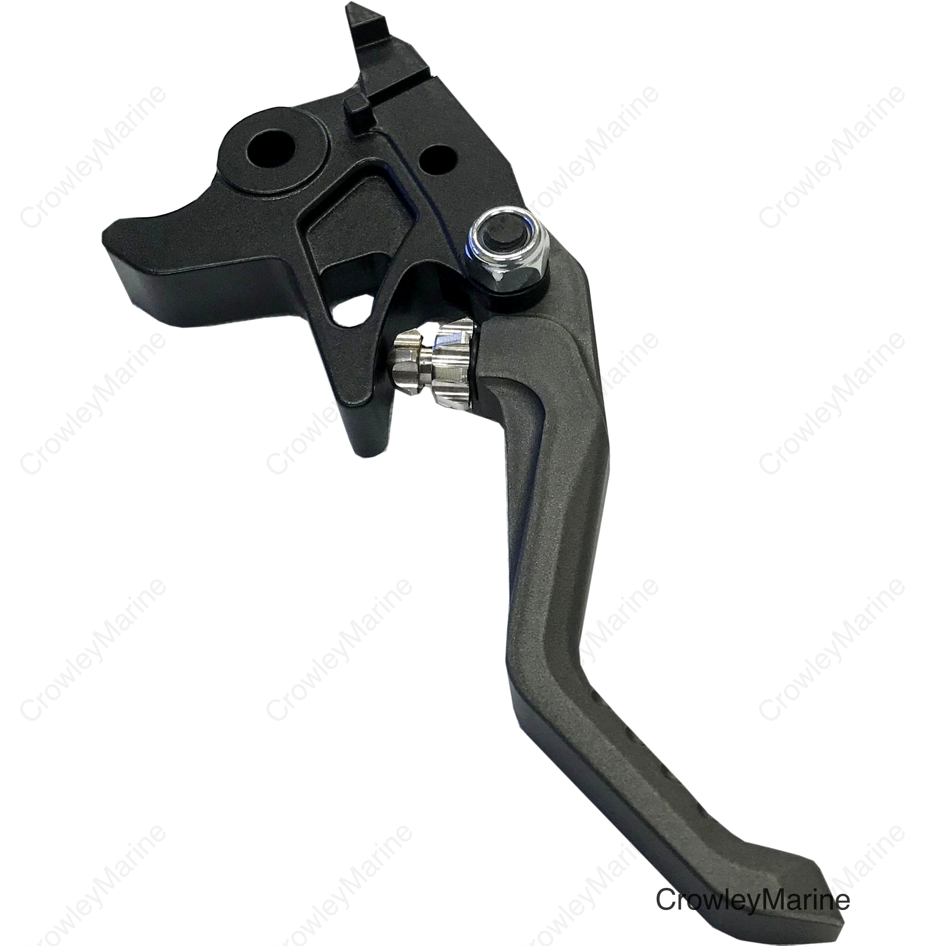 SKINZ ADJ BRK LEVER A/C-YAM BILLET GRAPHITE S/M
