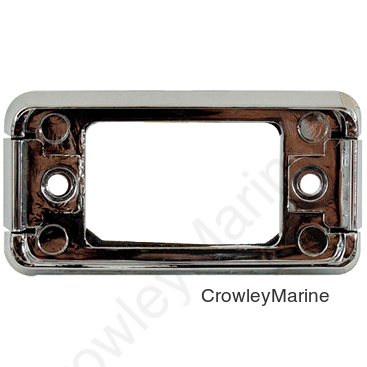 Accessory Bracket Marker/Clearance Mini Thinline Open Back Chrome (451769)