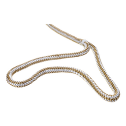 Seachoice Double-Braid Nylon Dock Line w/ Eye Splice, Pre-Shrunk, Heat Stabilized, 1/2 In. X 15 Ft., Gold White thumbnail-3