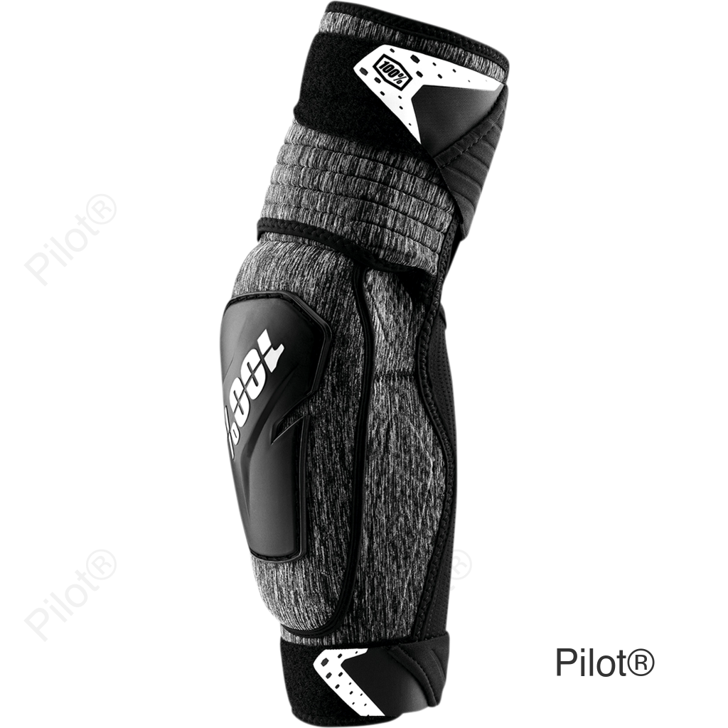Fortis Elbow Guards - Gray/Black - L/XL