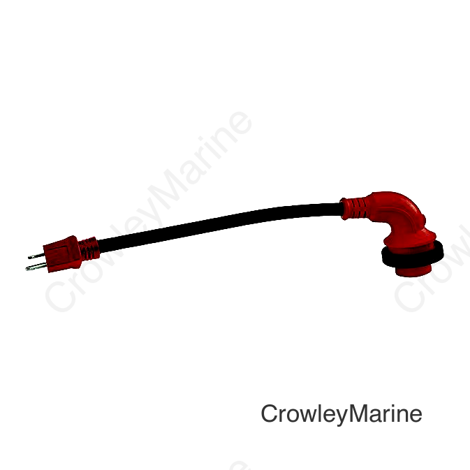 Valterra Mighty Cord 90° Adapter Cord, 15AM-30AF, Bulk