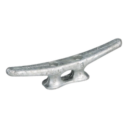 Seachoice Open Base Dock Cleat, Galvanized Gray Iron, 8 In. thumbnail-4