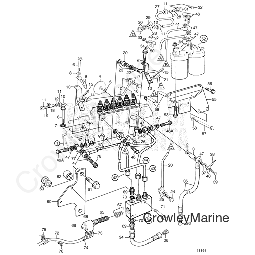 Fuel Pipe(V2) - Volvo Penta (3825205)
