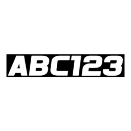 Hardline Series 700EC Registration Kit, Solid Fill Colors With Black Outlines and Slanted European Font (Includes 4 Sets of 3" A-Z, 0-9) thumbnail-0
