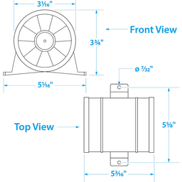 Seachoice In-Line Exhaust Blower, 3 In. thumbnail-6