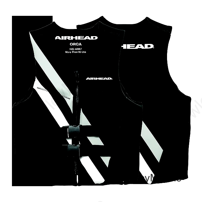 Airhead 1007509BBK Orca Neolite Kwik-Dry Life Vest, M, Black/White