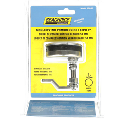 Seachoice Non-Locking Grand Compression Latch, 316 Stainless Steel, Square 2 In., Watertight thumbnail-2