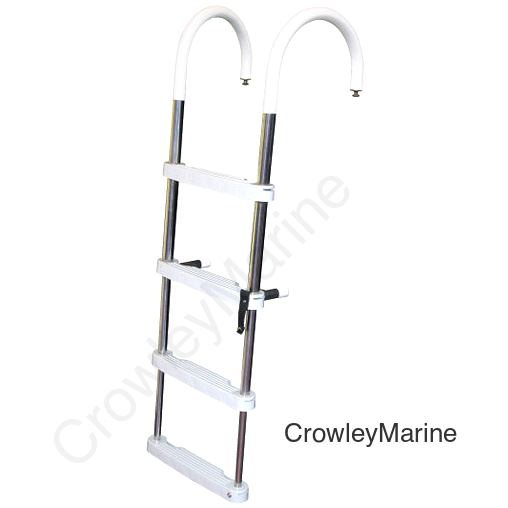 4-Step TSCOP  Pontoon Boat LADDER Stainless Steel (DUF4)