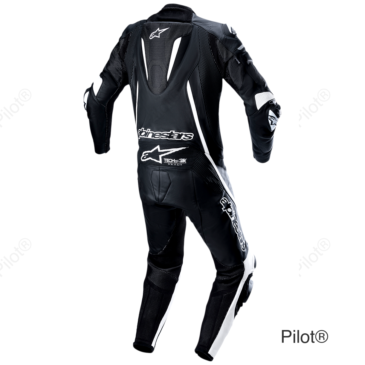 Fusion 1-Piece Suit - Black/White - US 44 / EU 54