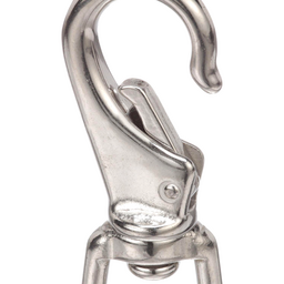 Seachoice Heavy Duty Swivel Eye Snap, Polished Stainless Steel, Size #2, 4 In. Long, 3/4 In. ID Eye thumbnail-0
