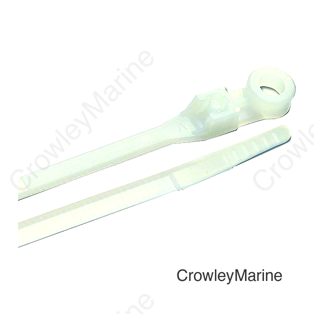 Mounting Cable Ties, 6" Natural, 100 Pcs.