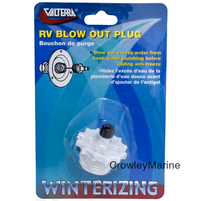 BLOW OUT PLUG, WHITE, PKGD (RV0000641)
