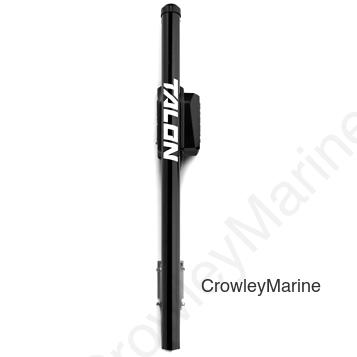12' Talon, Black w/Black Motor Shroud, Stowed Length 57.5"