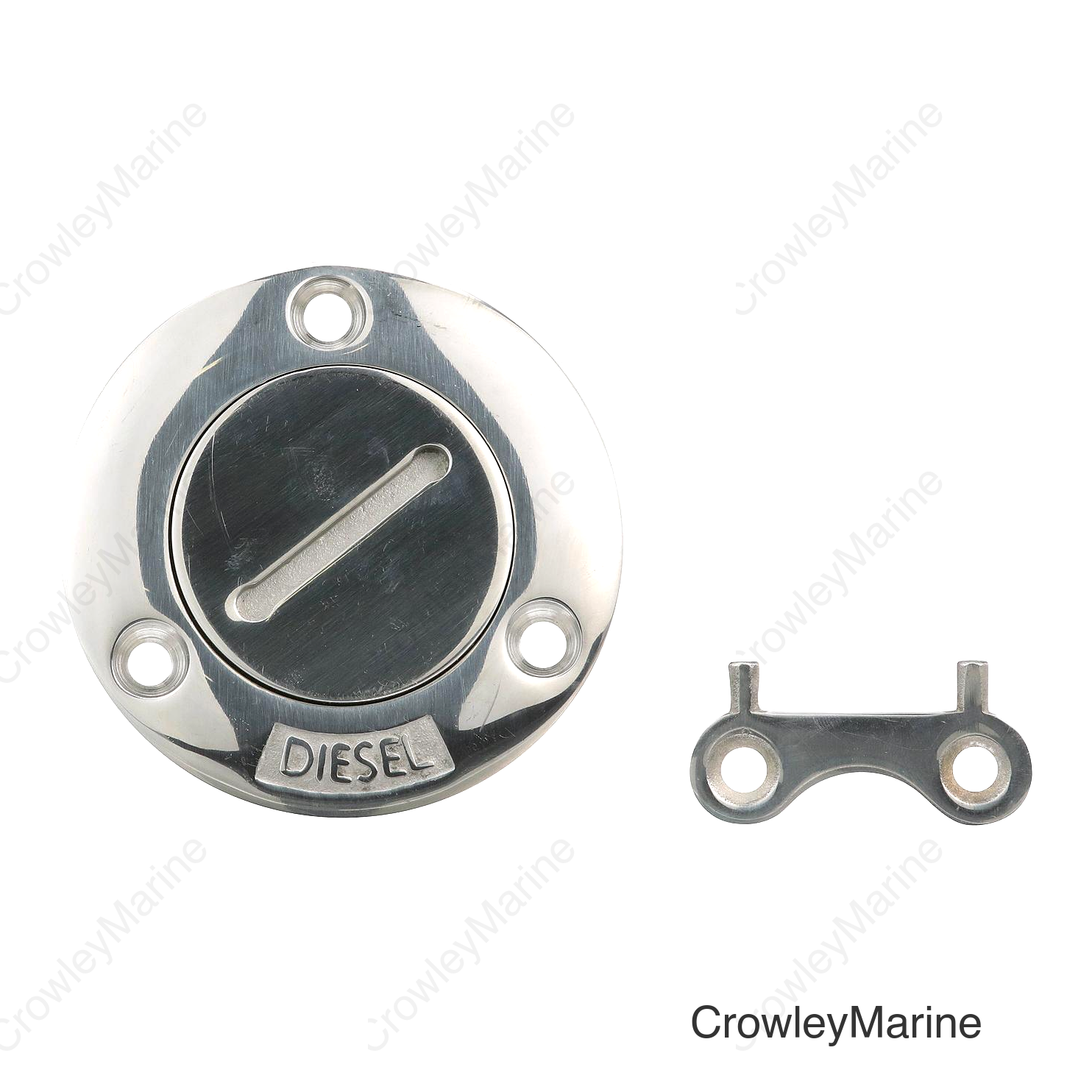 Seachoice Corrosion-Resistant Cast 316 Stainless Steel Deck Fill, Diesel Fill w/ Cap