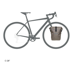 Ortlieb Gravel Pack Pannier - 25L Pair Dark Sand