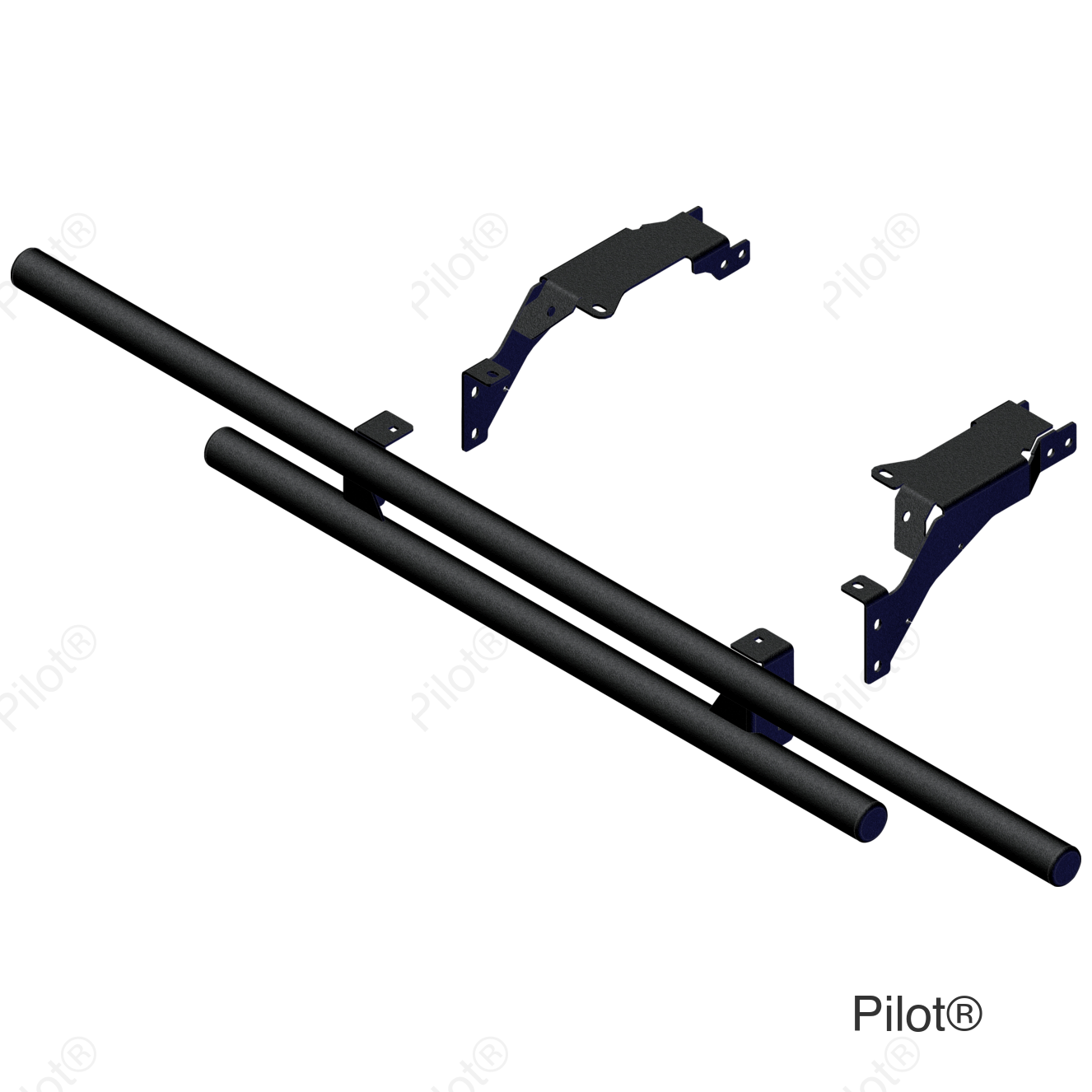 Rear Bumper - Black - Polaris Ranger 1000