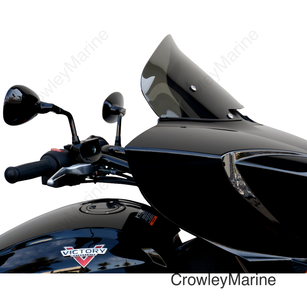 Windshield - Dark Smoke - 10" - Victory