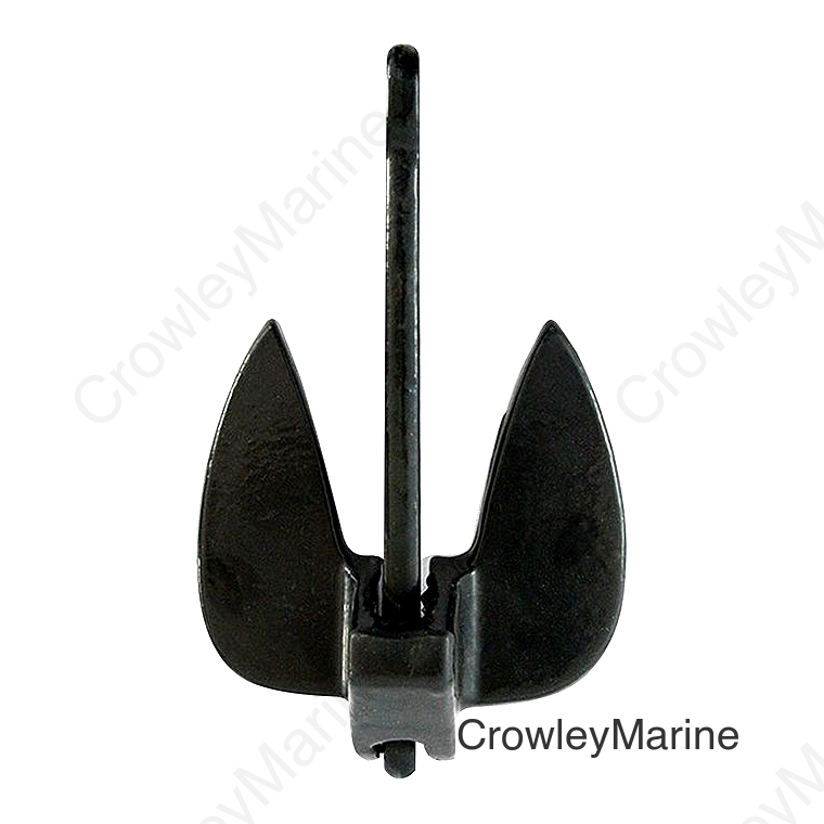 Seachoice Navy Anchor, Vinyl Coated Cast Iron, 28lbs, Black