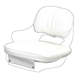 Moeller Cushion Set Only - White thumbnail-1