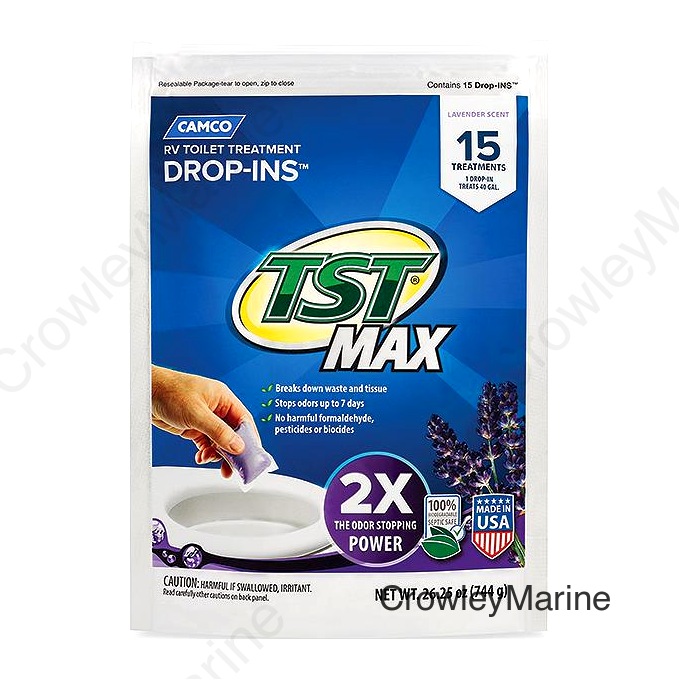 Camco TST® Max Drop-Ins, Lavender, 15/bag