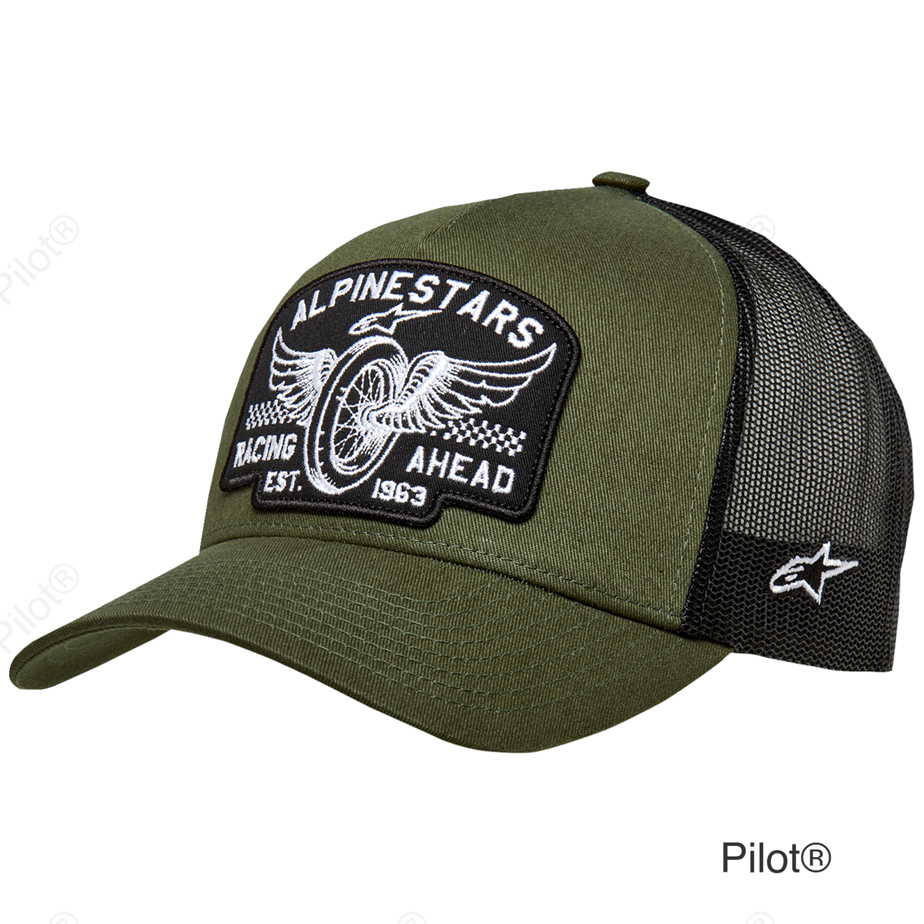 Heritage Patch Trucker Hat - Military/Black - One Size