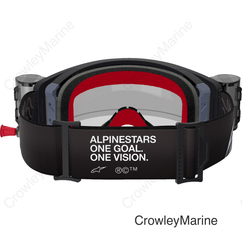 Supertech Roll-Off Goggle - Corp - Black/Gray - Clear