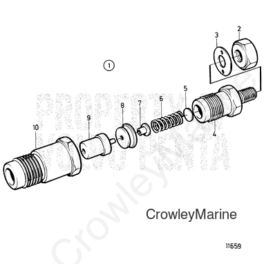 Nut(V2) - Volvo Penta (3580158)