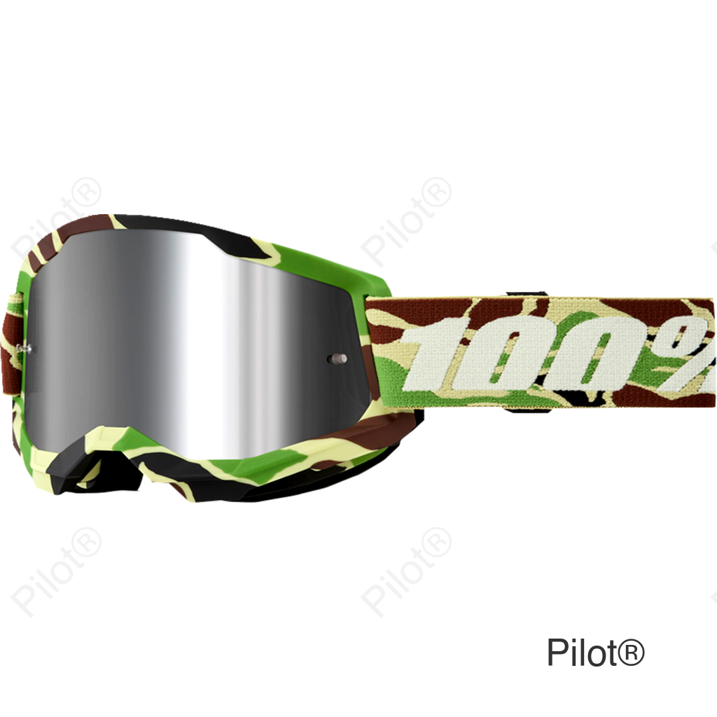 Strata 2 Goggle - War Camo - Silver Mirror