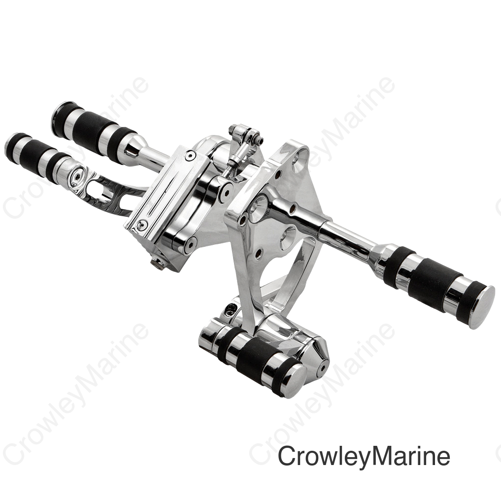 FORWARD CONTROL KIT FXST 00-12 CHR W/SLOTTED BRAKE PEDAL