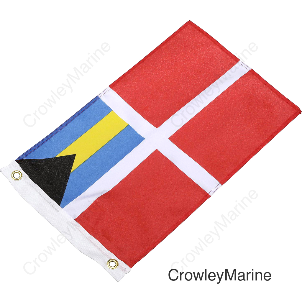 Seachoice Bahamas Courtesy Flag, 12 In. X 18 In., Nylon