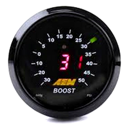 AEM 52mm Boost Digital Gauge -30-50psi thumbnail-3