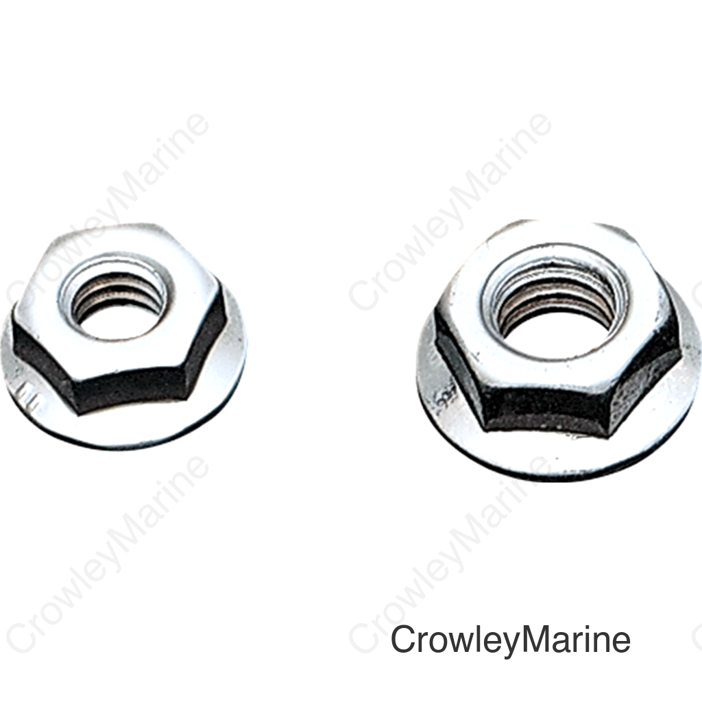 NUT FLANGE 5/16-18 CHROME