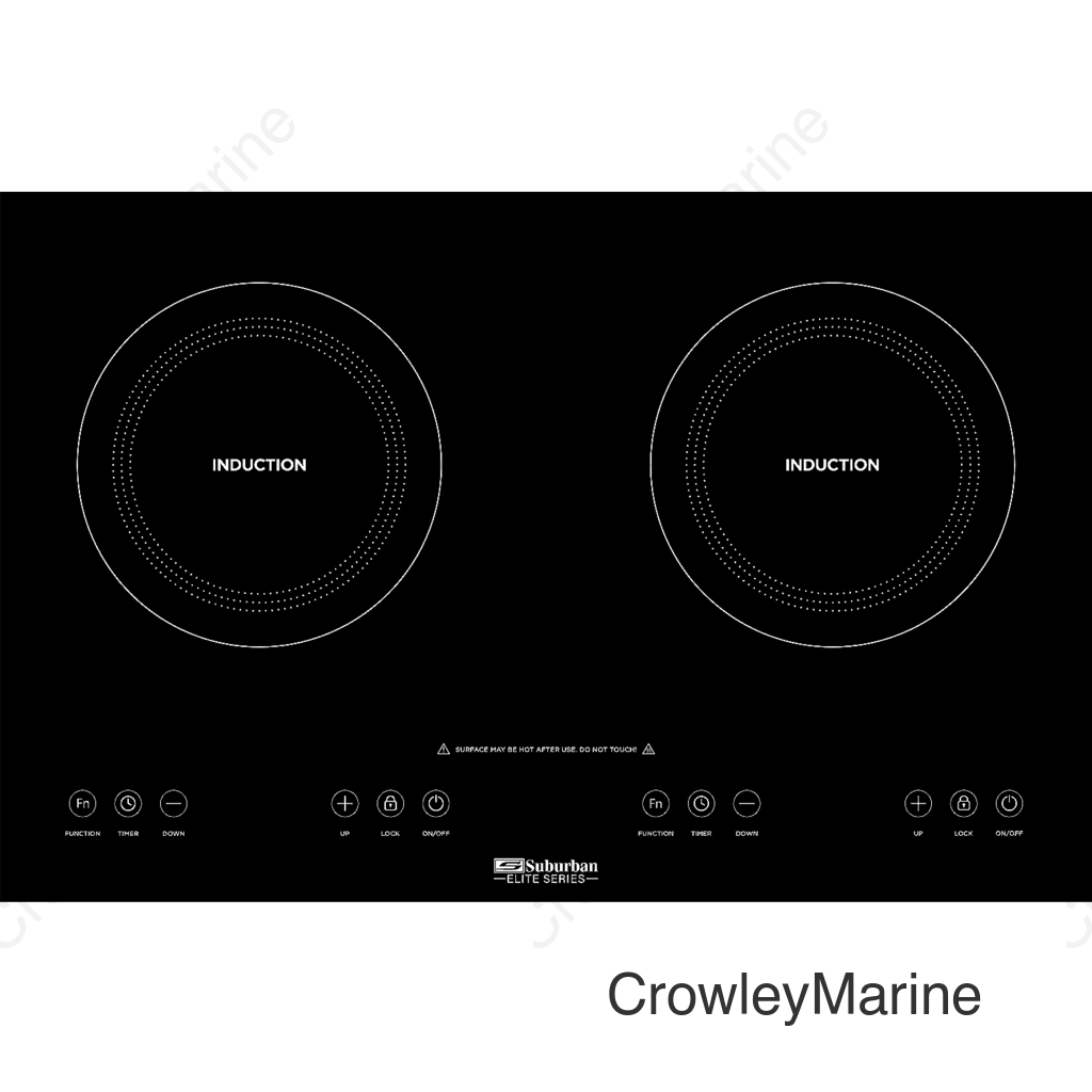 Suburban 3309A Elite Series Induction Cooktop, Double Element
