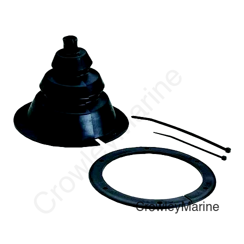 Attwood 128205 Motorwell Boot 4" Black