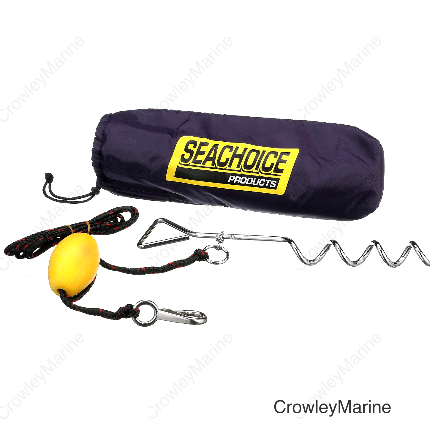 Seachoice PWC Screw Anchor System, 10 Ft. Anchor Line, Float, Clip & Storage Bag