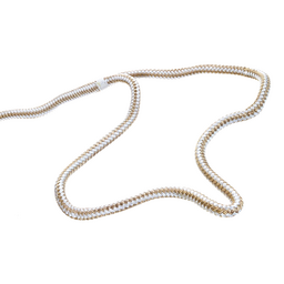 Seachoice Double-Braid Nylon Dock Line w/ Eye Splice, Pre-Shrunk, Heat Stabilized, 3/8 In. X 15 Ft., Gold White thumbnail-2