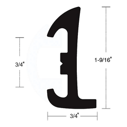 Black Semi-Rigid Rubrail w/Inser