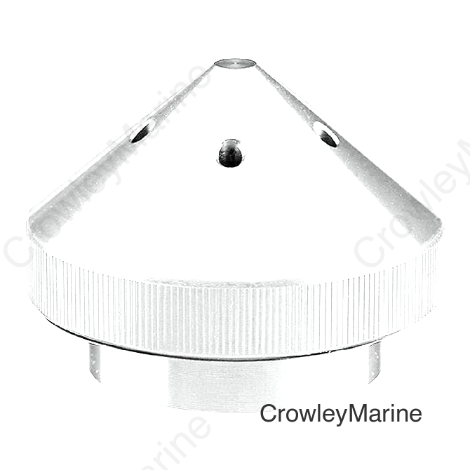 T-H Marine GFELMKWDP G-Force™ Eliminator Trolling Motor Prop Nut For MinnKota 80, 101, 113, White