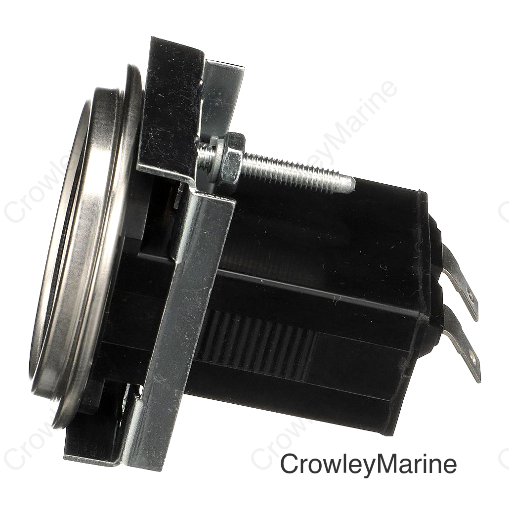 Seachoice Hourmeter Gauge for Boats, Round, 2 in., Stainless Steel Bezel