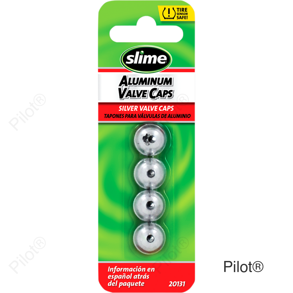 Valve Stem Caps - Silver - 4 Pack