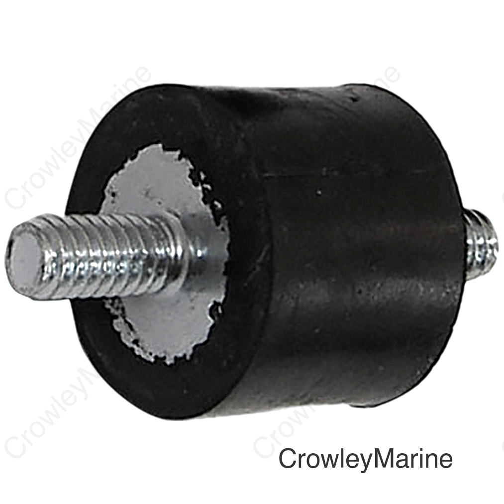 RUBBER MOUNTING STUDS HD 1/4"-20 X 1/2"  5 PK