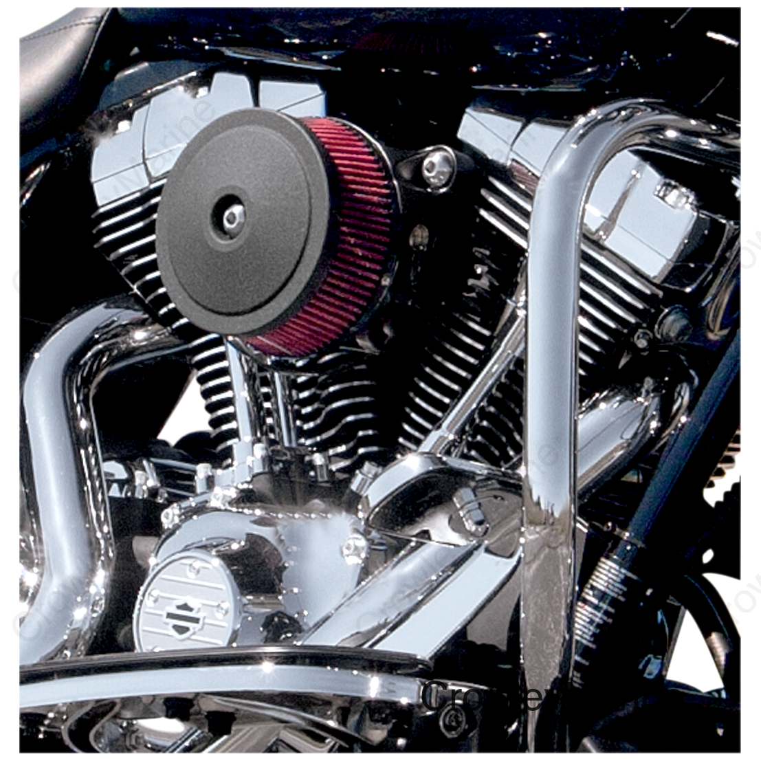 Air Cleaner Cover - Bob Dome - Black
