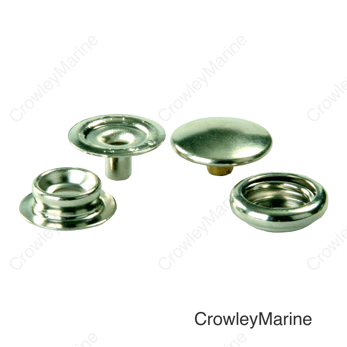 JR Products Fabric-To-Fabric Snap Kit, 6/pk