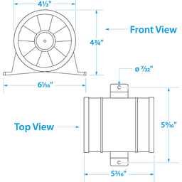 Seachoice In-Line Exhaust Blower, 4 In. thumbnail-5