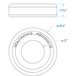 Seachoice Trailer Jack Stand Wheel Stop thumbnail-1