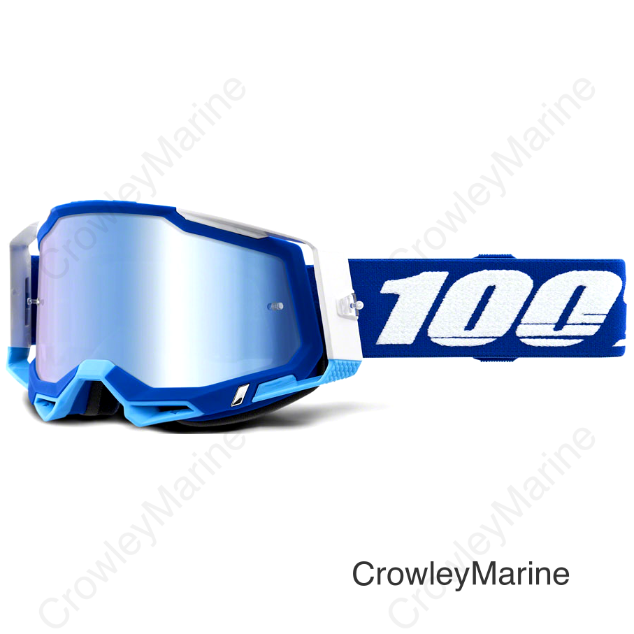 RACECRAFT 2 GOGGLE BLUE MIRROR BLUE LENS