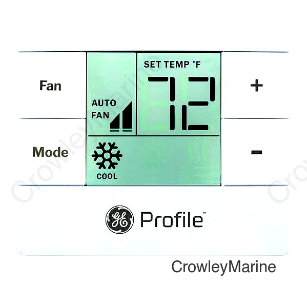 GE RGRWT2W Single Zone Wall Thermostat-S Series, White