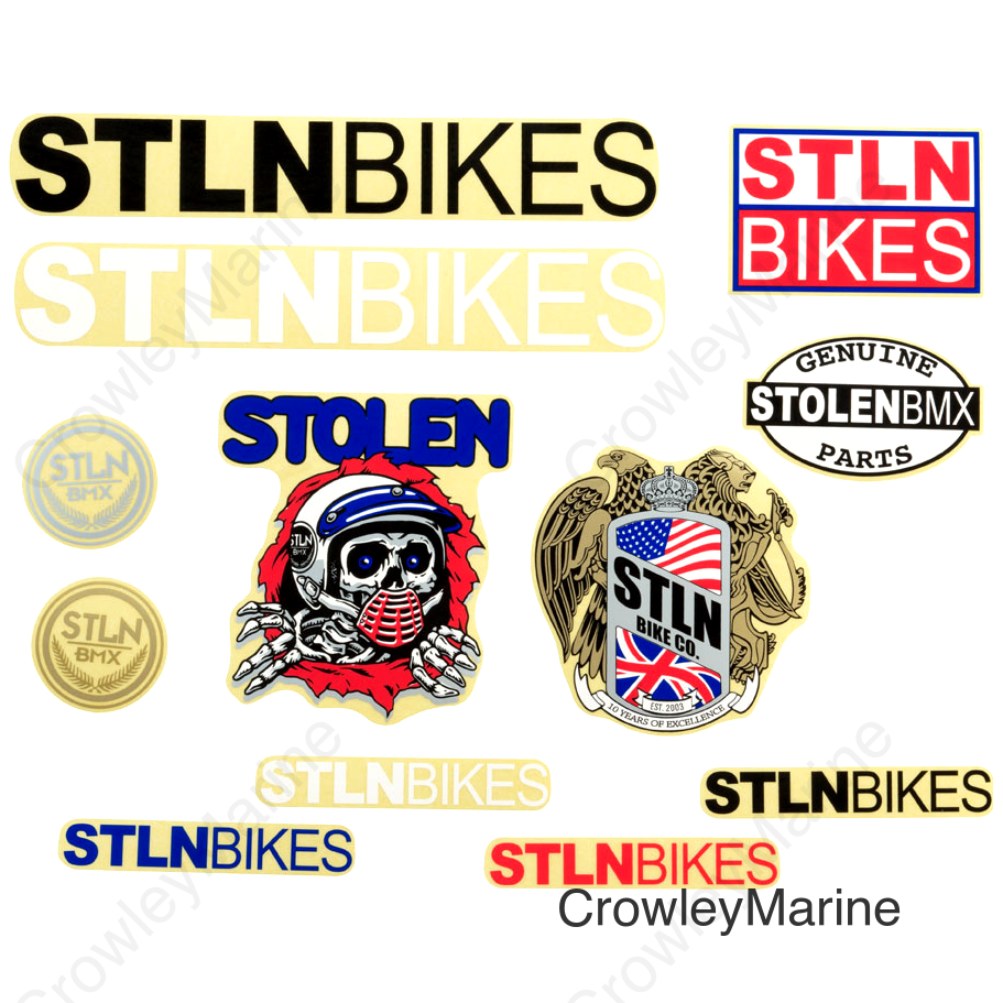 Stolen Sticker Pack: 12-piece Assorted
