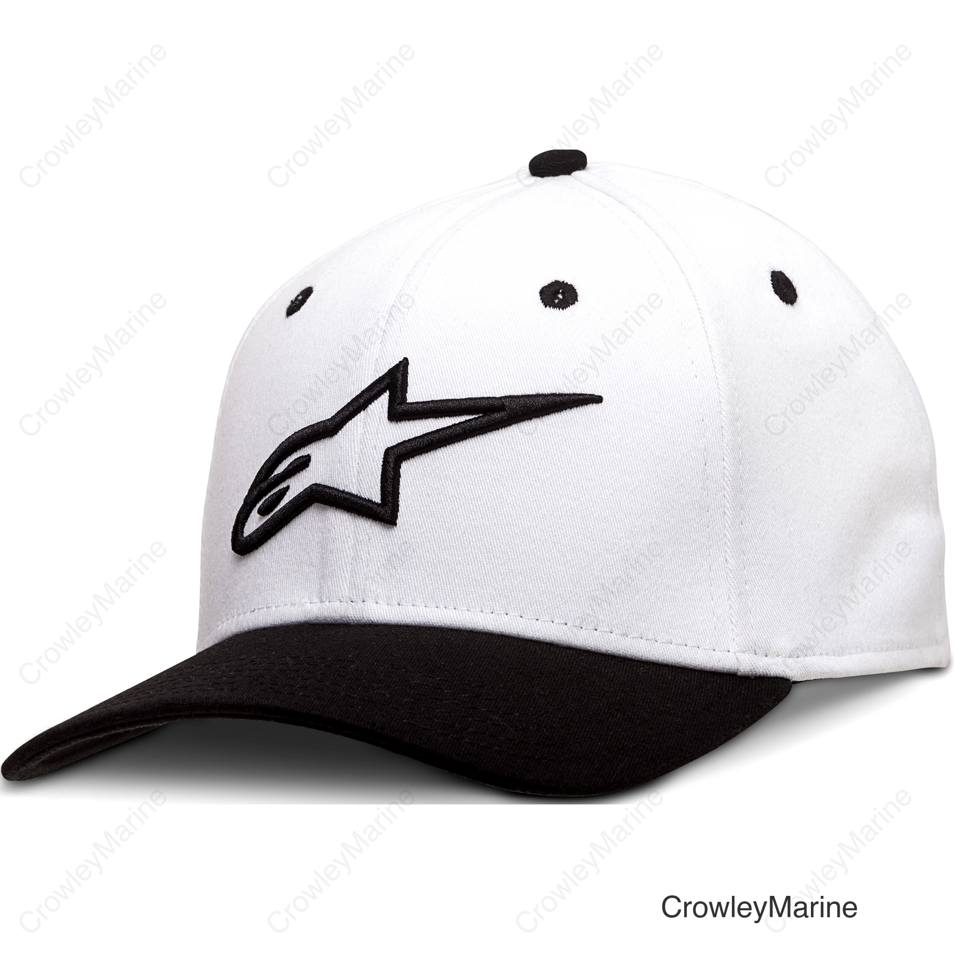 CURVE HAT WHITE/BLACK LG/XL