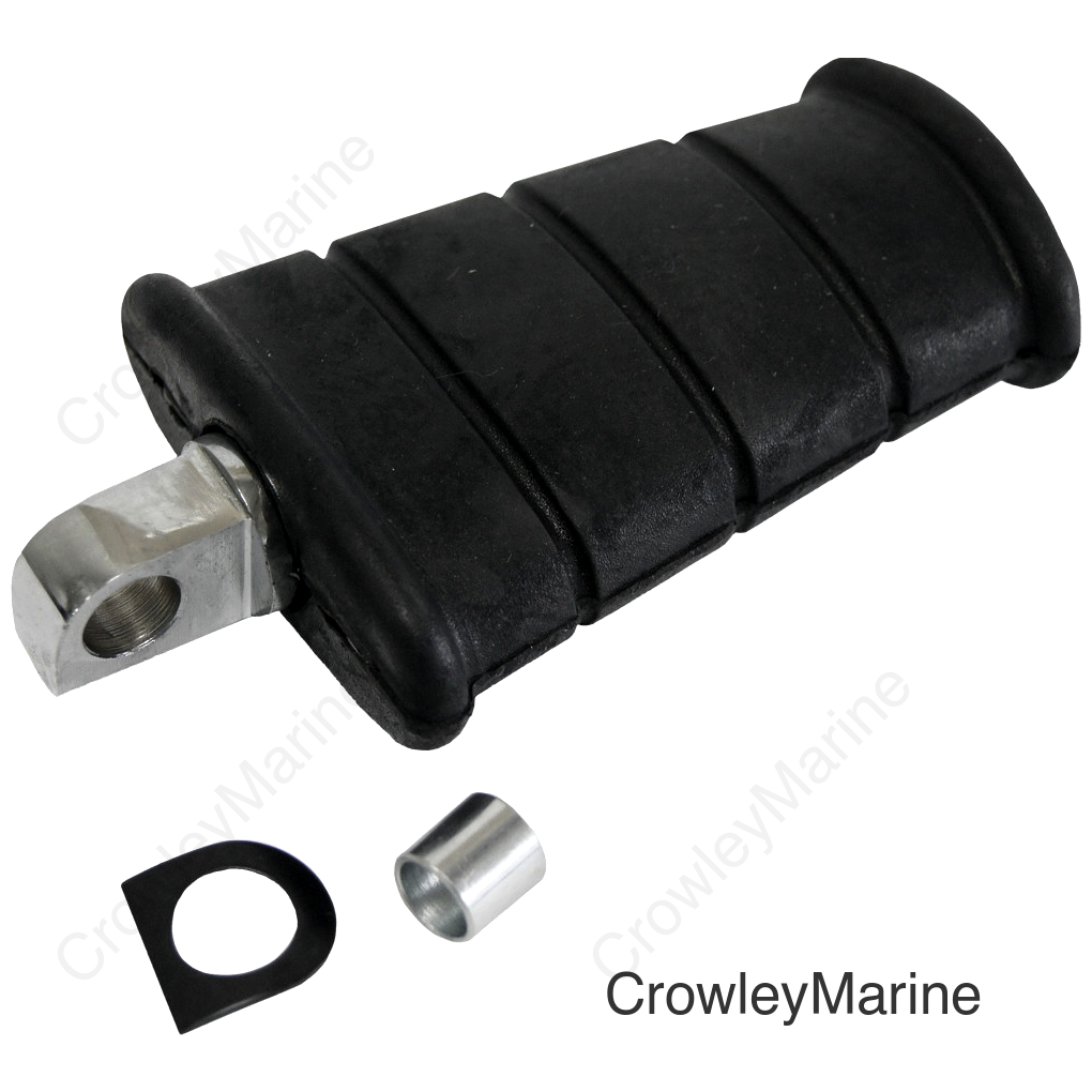 KICKPEDAL BLACK W/CHR SWIVEL